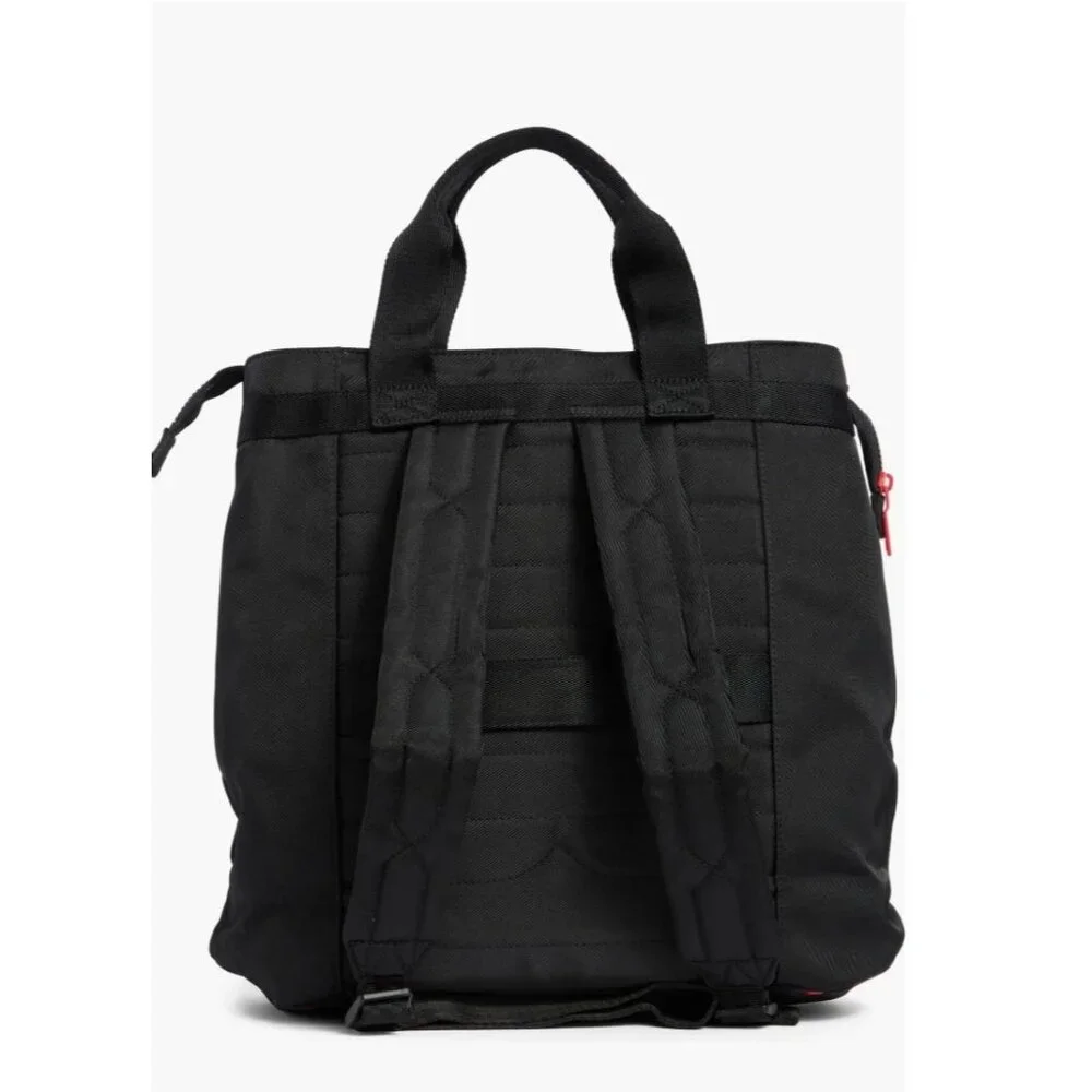 Hunter Black Hybridz-007 Backpack Tote with Padded Straps & Zip Pocket New - Picture 2 of 6